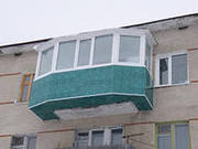 Расширение (увеличение) балконов. Внешняя и внутренняя отделка.